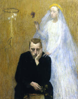 Mystic Scene by Henri Martin (1895).