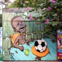 Paulo Ito, World Cup: A Brazilian street artist has created the World Cup's first viral image.